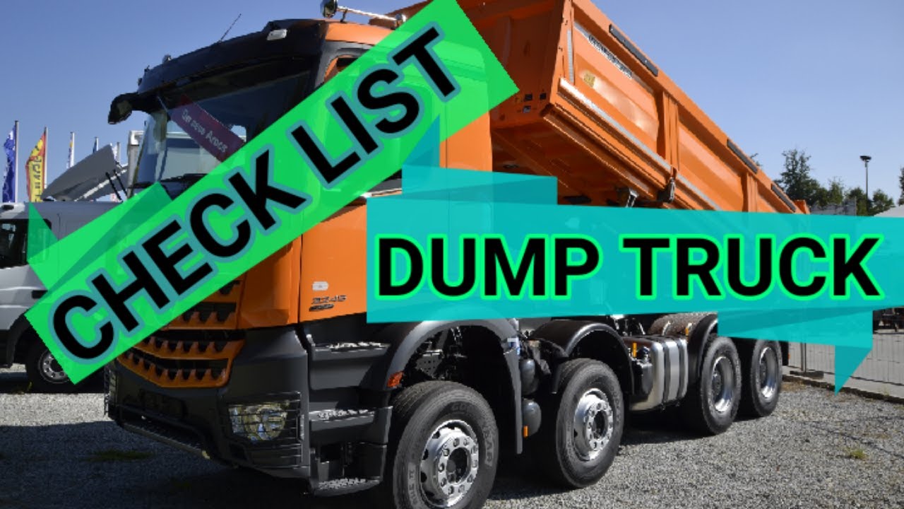 DUMP TRUCK CHECKLIST | How to fill checklist of DUMP TRUCK | #safetyforall01 |