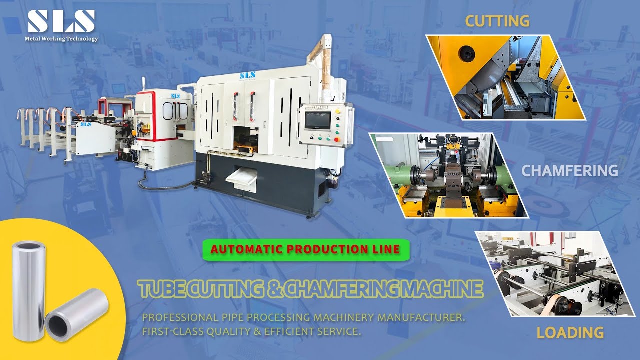 What is a CNC Precision Pipe Cutting And Chamfering Machine? Tube Cut Off Solutions - Complete Line
