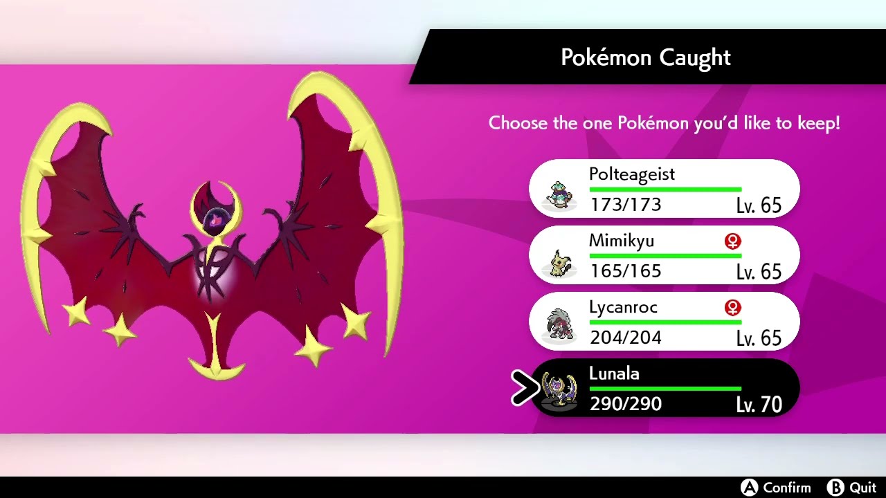 Shiny Lunala After 56 Dynamax Adventures!!!