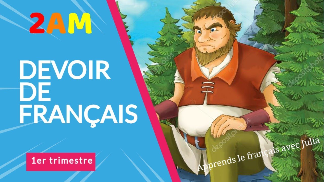 2AM Devoir de français du 1er trimestre (le conte) ~ فرض الفصل الأول  في اللغة الفرنسية