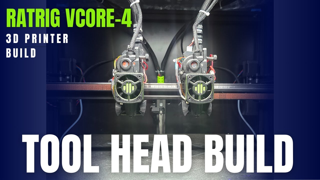 Building RatRig V-Core-4 IDEX 3D Printer: Part 5 - Printheads