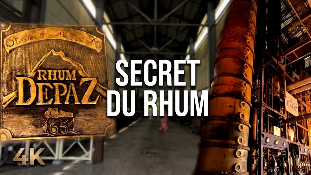 Distillerie Les Rhums Depaz avec son Château - Martinique in 4K