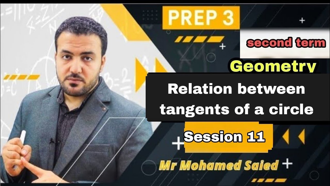 Relation between tangents of a circle/ prep 3 geometry