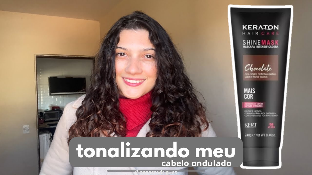 tonalizando meu cabelo | Keraton Shine Mask Chocolate