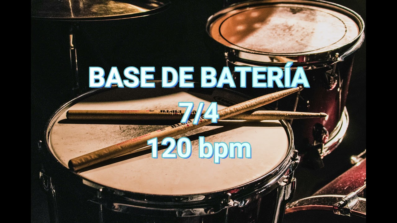 Base de batería - 7/4 - 120 bpm