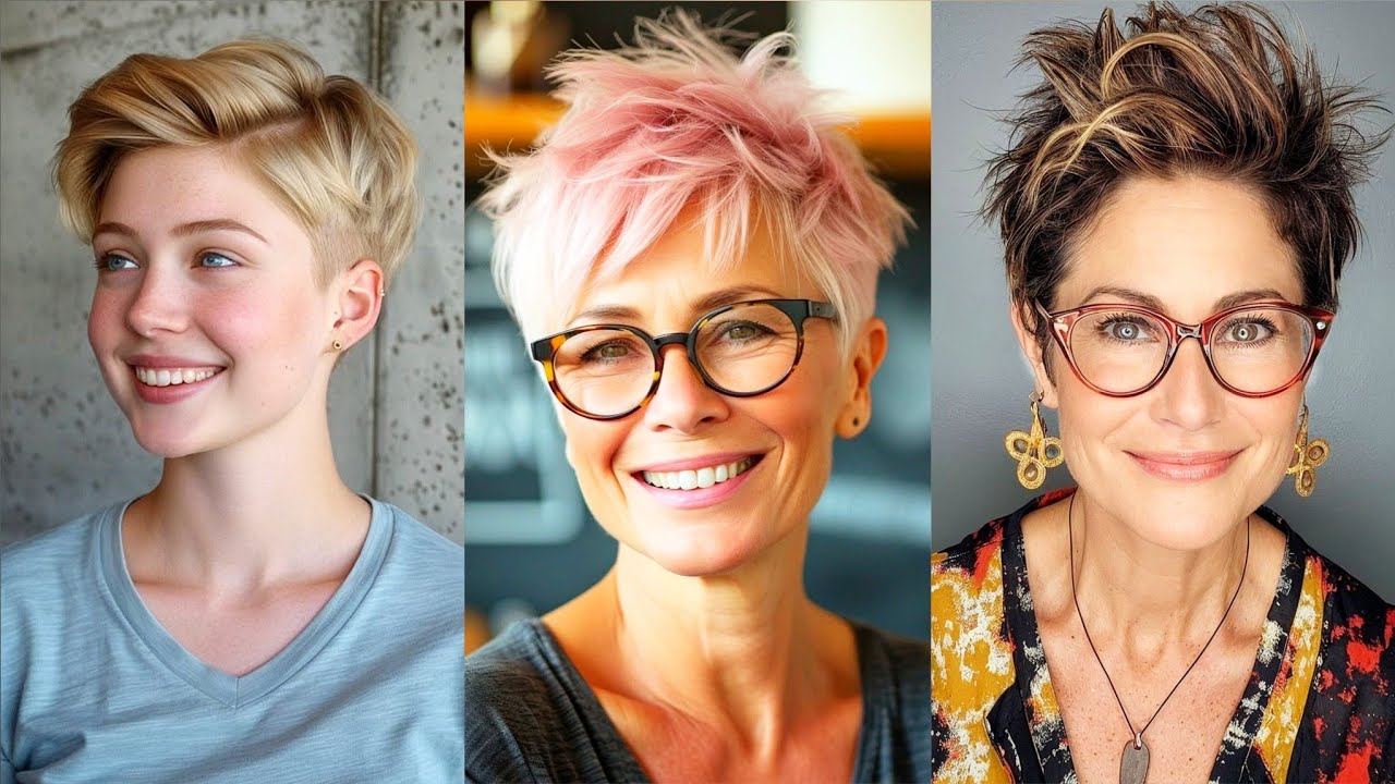 Undercut pixie Haircuts for women over 50 | Pinterest pixie hair cuts 2025 | Boy cut for girls md