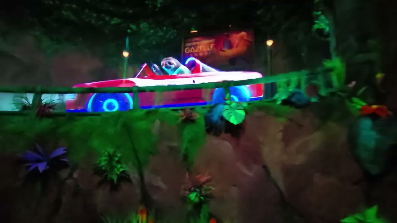 상하이 디즈니랜드 주토피아 풀영상[shanghai disneyland zootopia attraction]