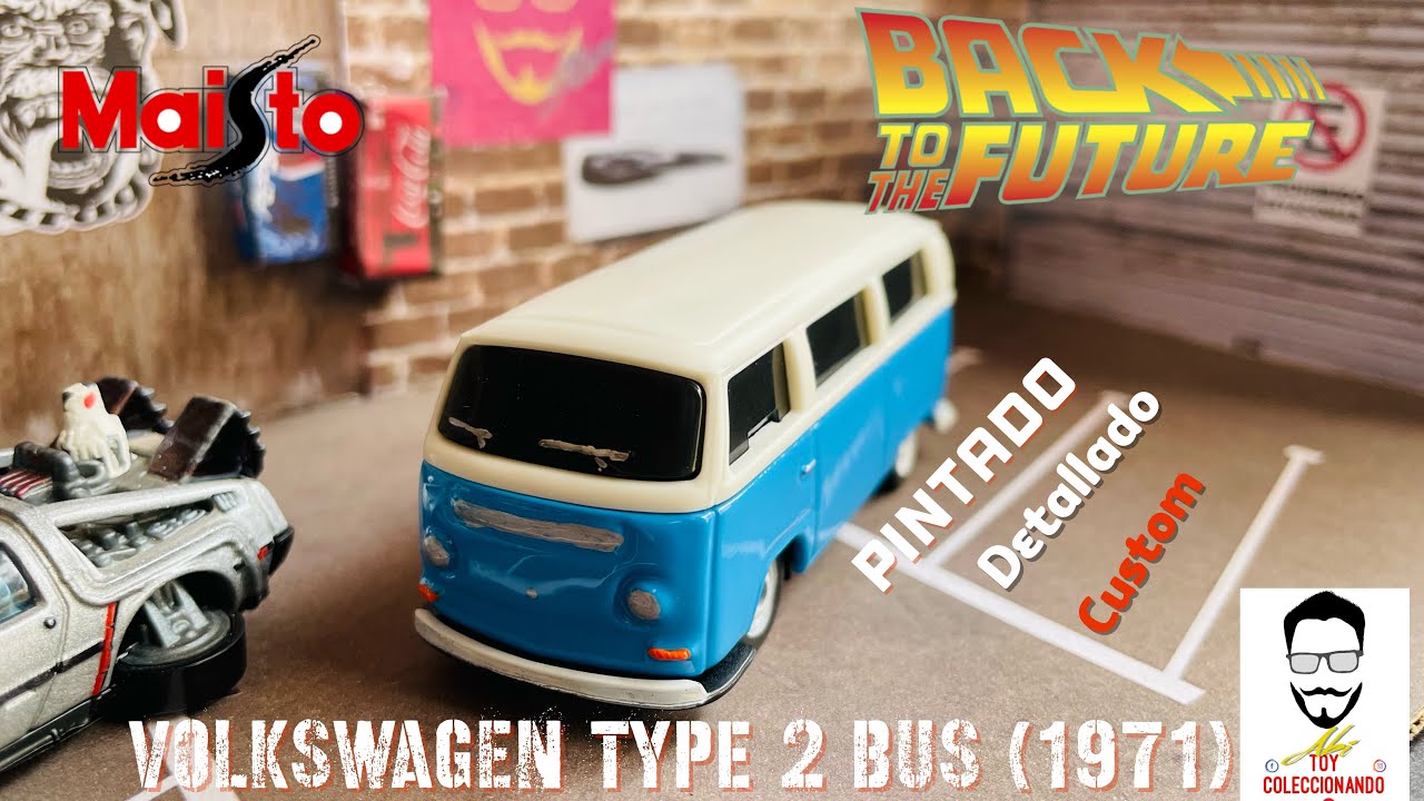 Pintado y detallado de combi Volkswagen TYPE 2 -maisto 1/64