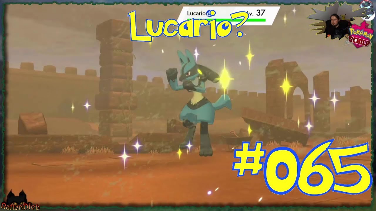 #065 🐀 Lucario ⚔️ Pokemon Schild 🛡️