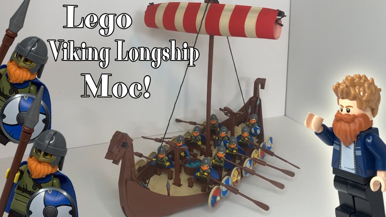 Lego Vikings Are Back! (Viking Longship Moc Showcase)