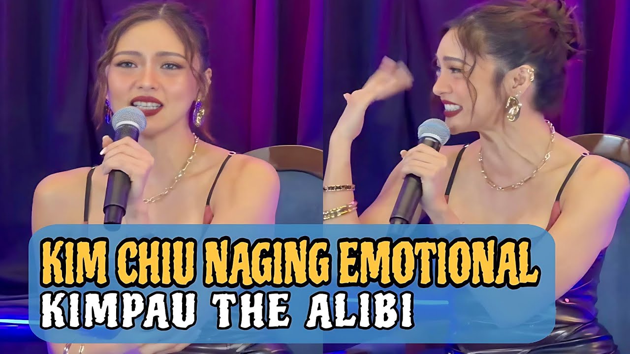 NAGING EMOTIONAL SI KIM CHIU | KIMPAU THE ALIBI BLUE CARPET PREMIERE NIGHT