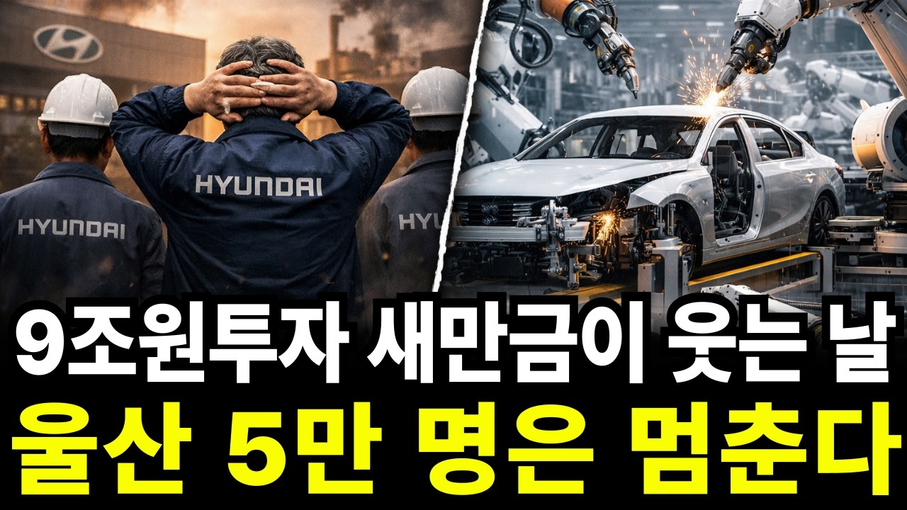 현대차의 고백 / 새만금 로봇 공장이 완성되면 / 울산 직원 5만 명에게 벌어질 일