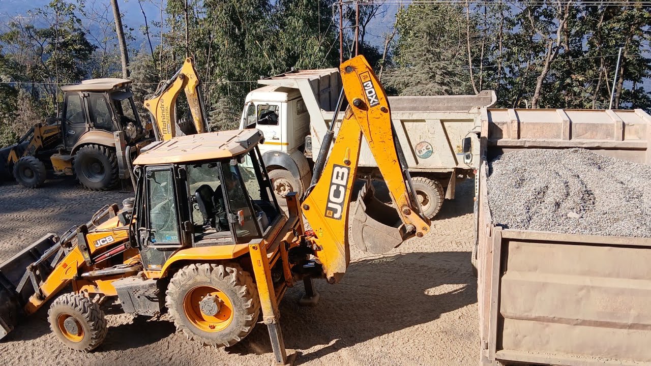 damper loding 20mm jcb 3dax bokloder machine janu vlogs vai 🤔 