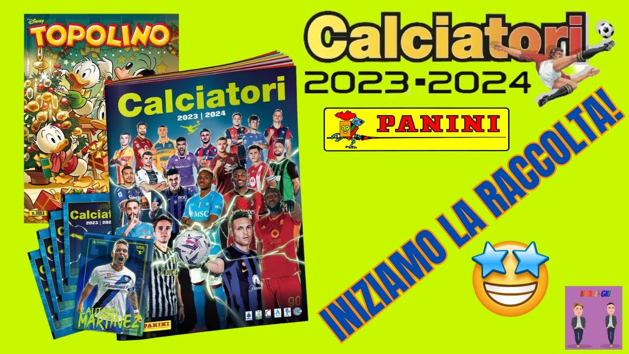 CALCIATORI PANINI 2023/24 - STARTER PACK con TOPOLINO - scopriamo questa nuova collezione!