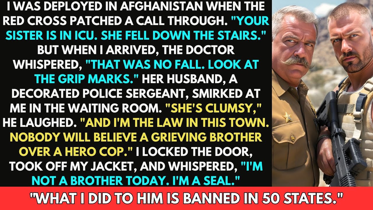 Dirty Cop Pushed My 9-Month Pregnant Sister Down Stairs — He Didn't Know Her Brother Is A SEAL