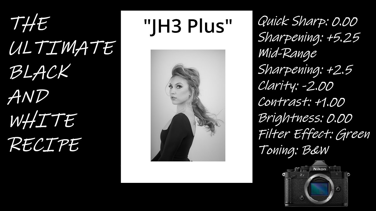 Flat Monochrome Picture Profile for Nikon Zf &ndash; SOOC Imaging Recipe (Download)