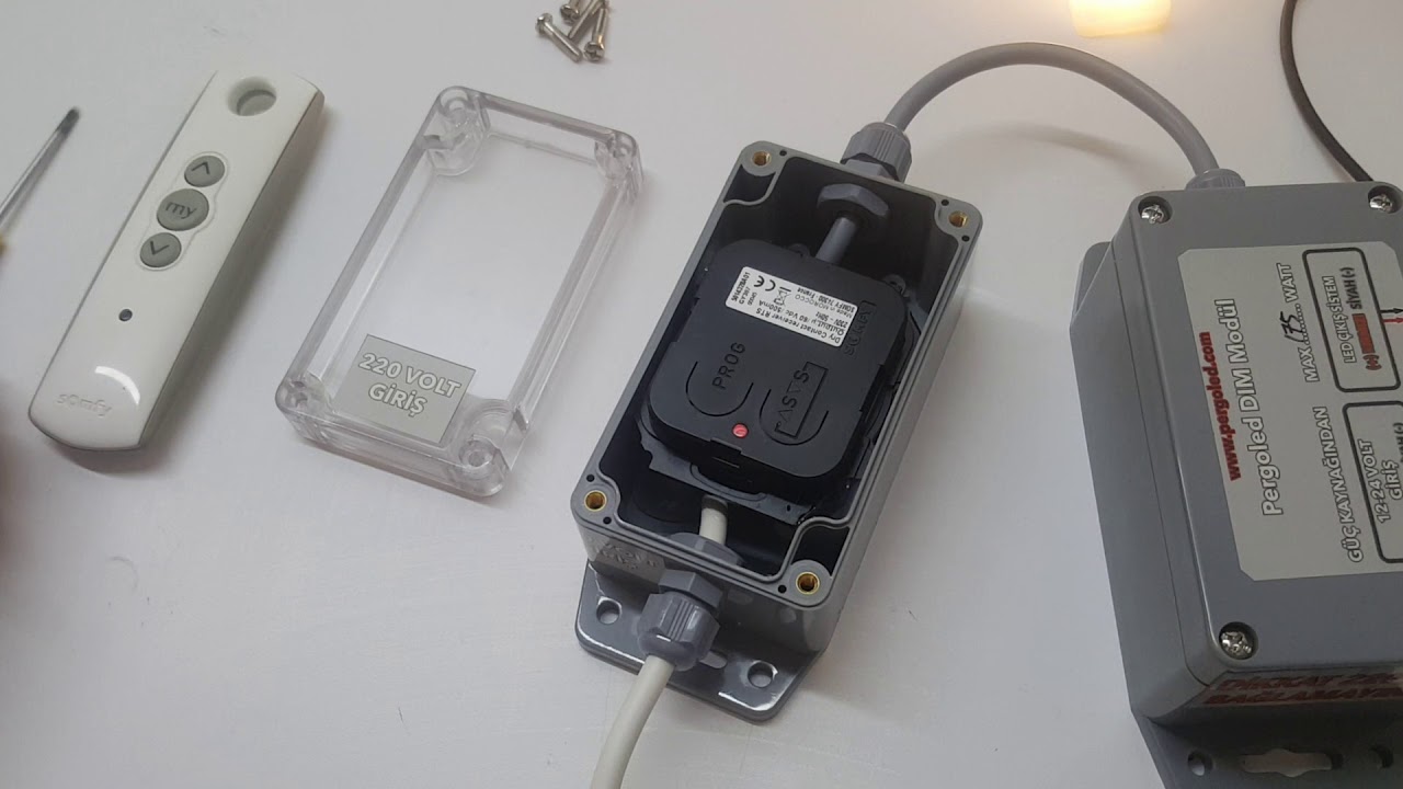 Somfy Dry Contact Programming Instructions