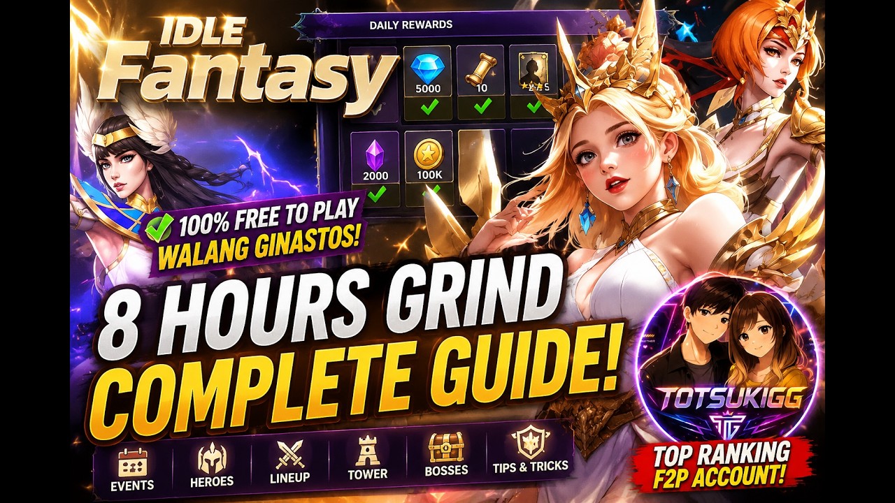 IDLE FANTASY BEGINNER GUIDE 2026 | BEST START, BEST LINEUP & FREE TO PLAY TIPS