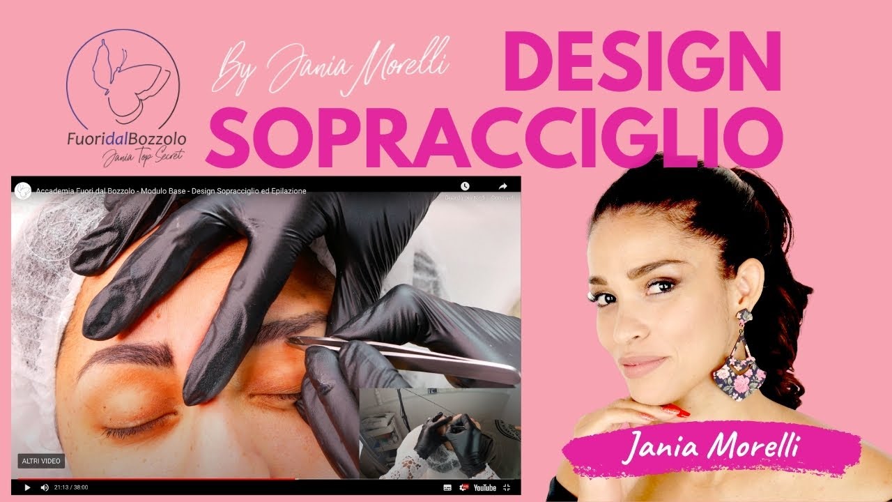 Come fare Sopracciglia perfette con Design ed Epilazione con Pinzette professionale | Jania Morelli