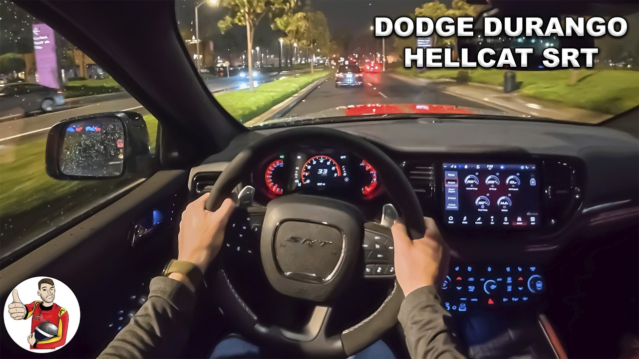 2026 Dodge Durango SRT Hellcat POV Night Drive (3D Audio)(ASMR)