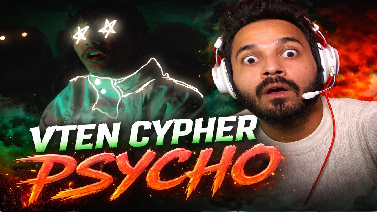 India 🇮🇳 Reaction On VTEN - CYPHER - PSYCHO EP | GDX Reacts