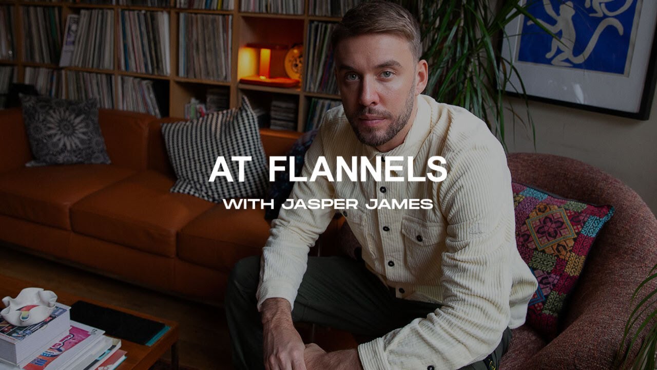 At FLANNELS with Jasper James