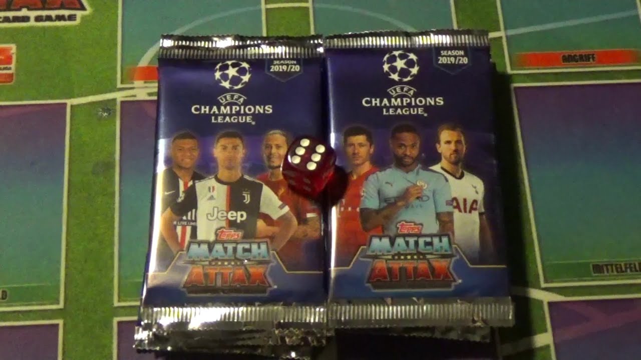 Match Attax Champions League 19/20 Würfel Draft Challenge!!!