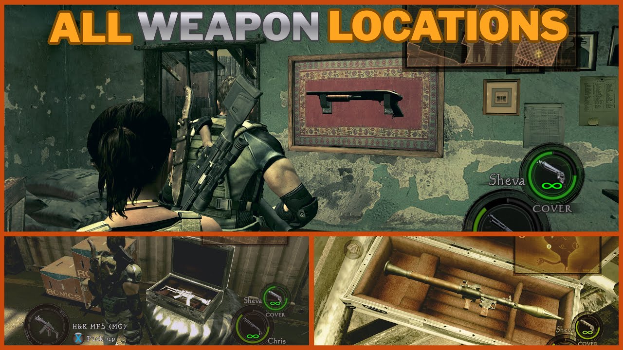 Resident Evil 5: All Weapon Locations