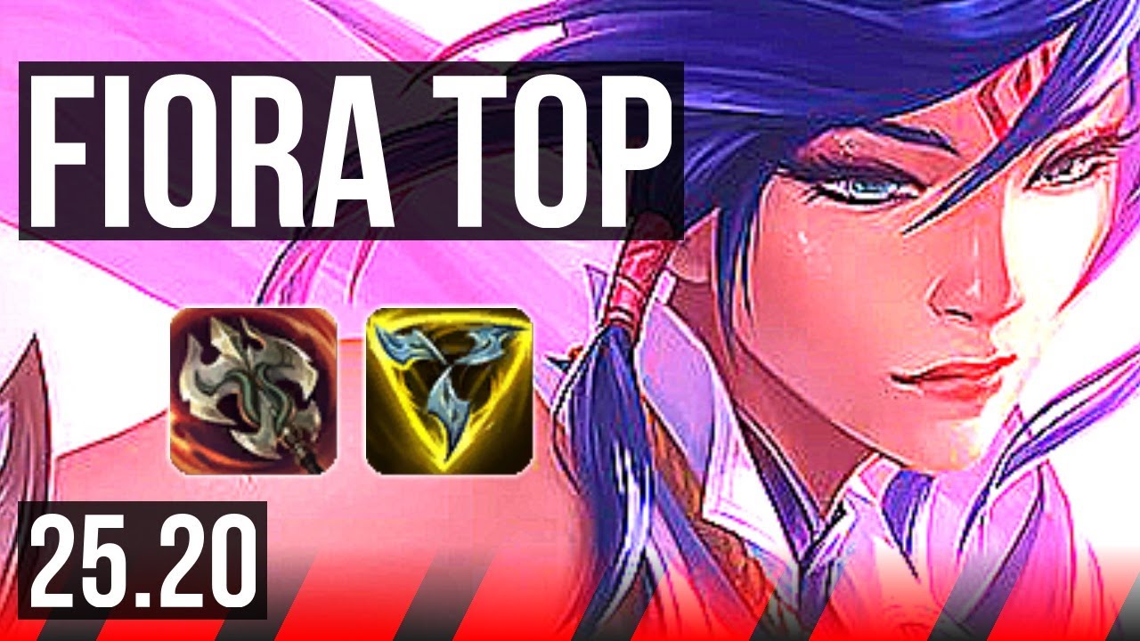 FIORA vs DARIUS (TOP) | Rank 14 Fiora | KR Challenger | 25.20