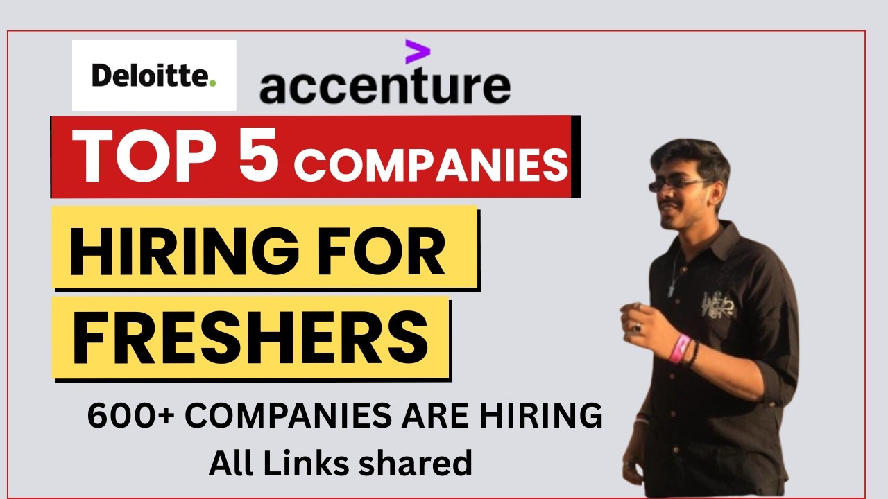 Freshers & Experienced Hiring 🔥| Tech + Non-Tech Jobs | Deloitte | Accenture | 500+ Companies hiring