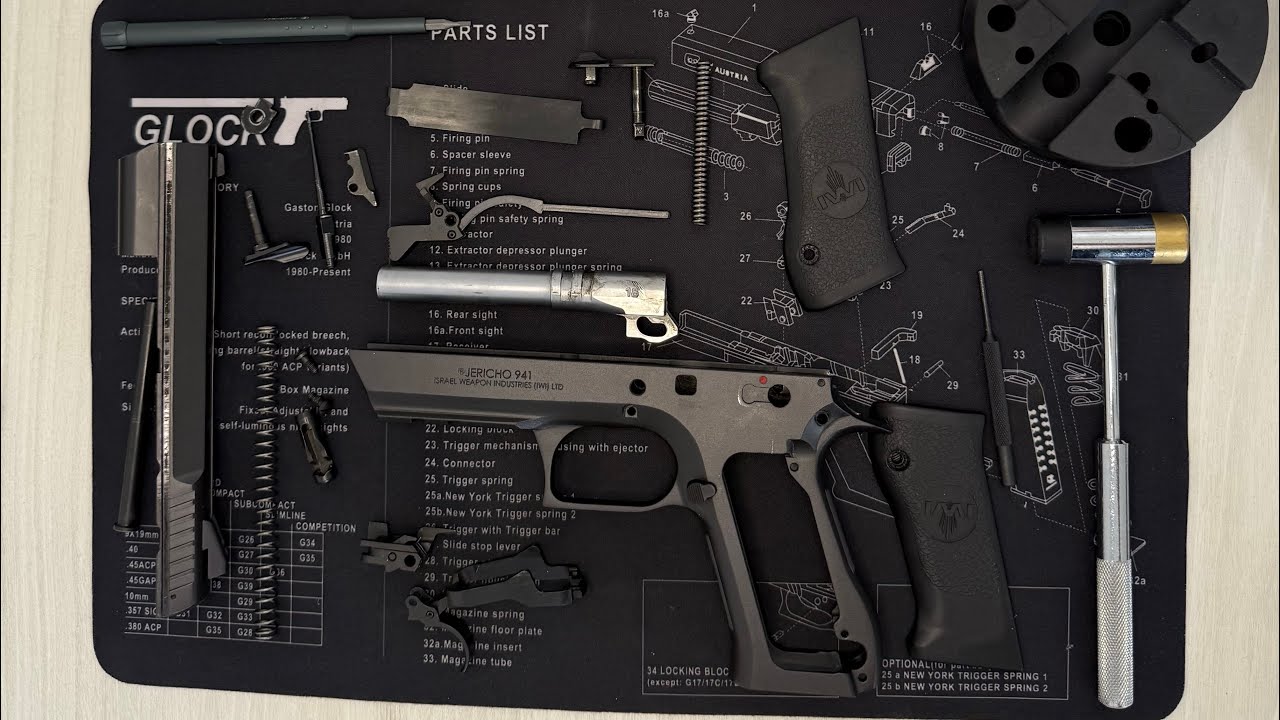 Jericho 941F - IWI Desmontagem / Montagem