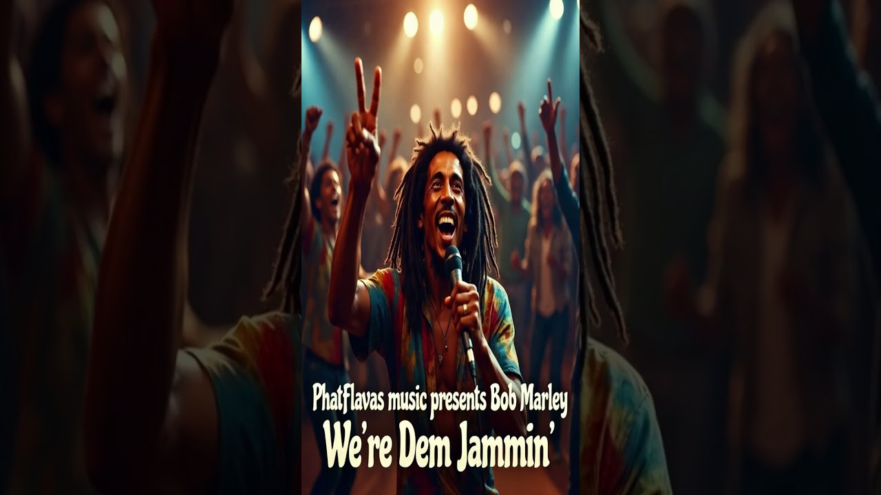 Bob Marley A.I   We're Dem Jammin  #shorts #phatflavas #reggaemusic #trending #bobmarley  #reggae