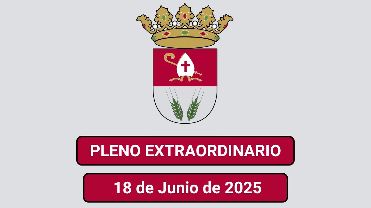 Pleno Extraordinario Moción de Censura de 18 de Junio de 2025