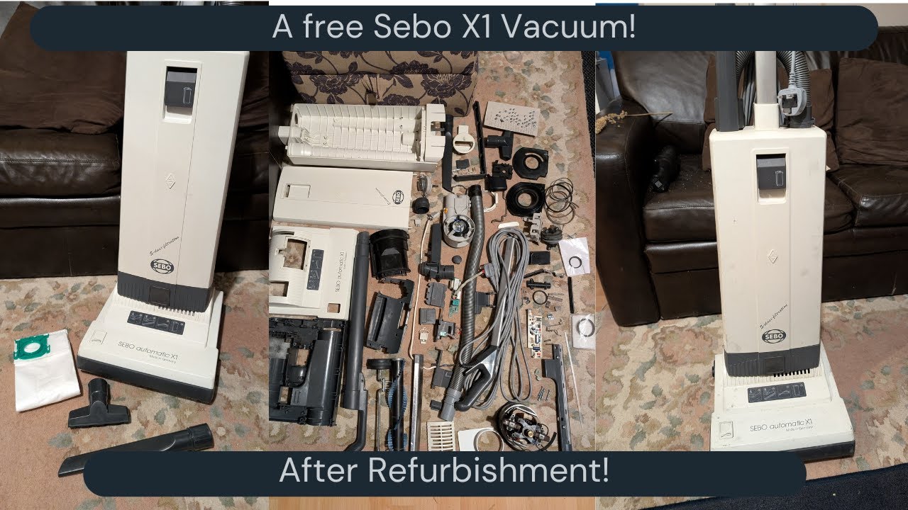 The free Sebo X1 Vacuum! After a full refurb and new parts