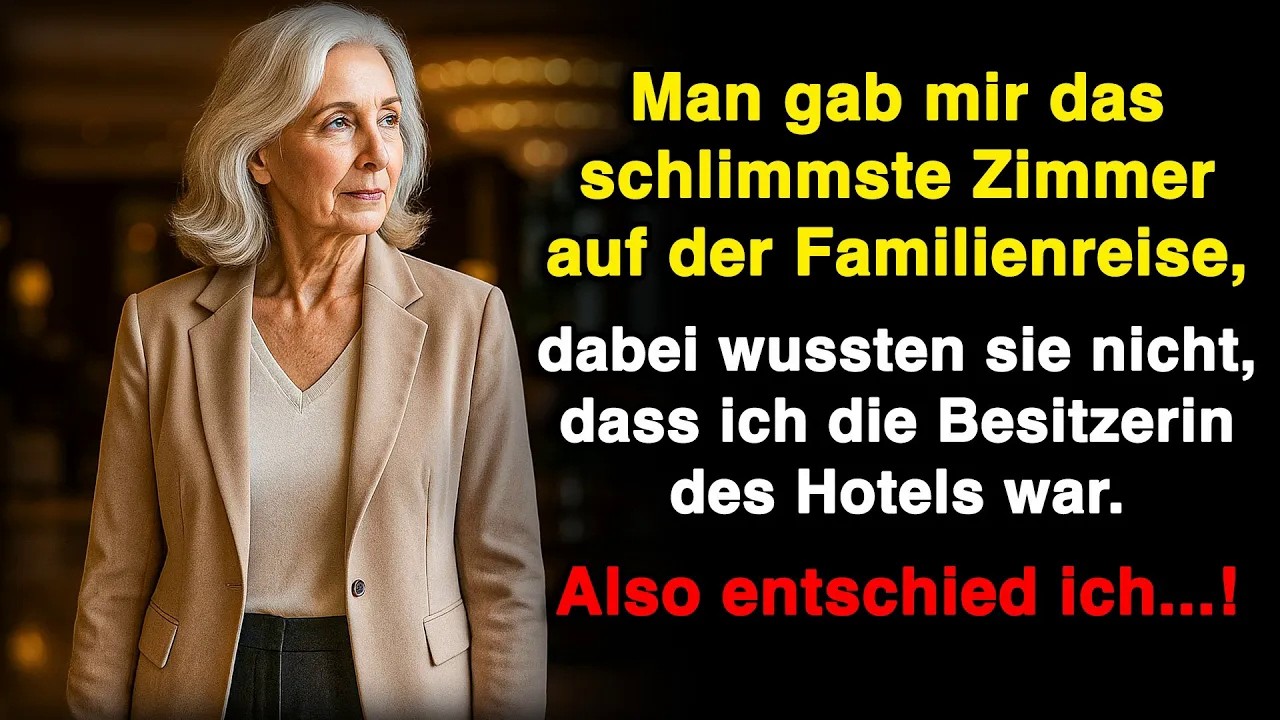 Sie gaben mir das schlimmste Zimmer auf der Familienreise – sie wussten nicht, dass ich Chefin b