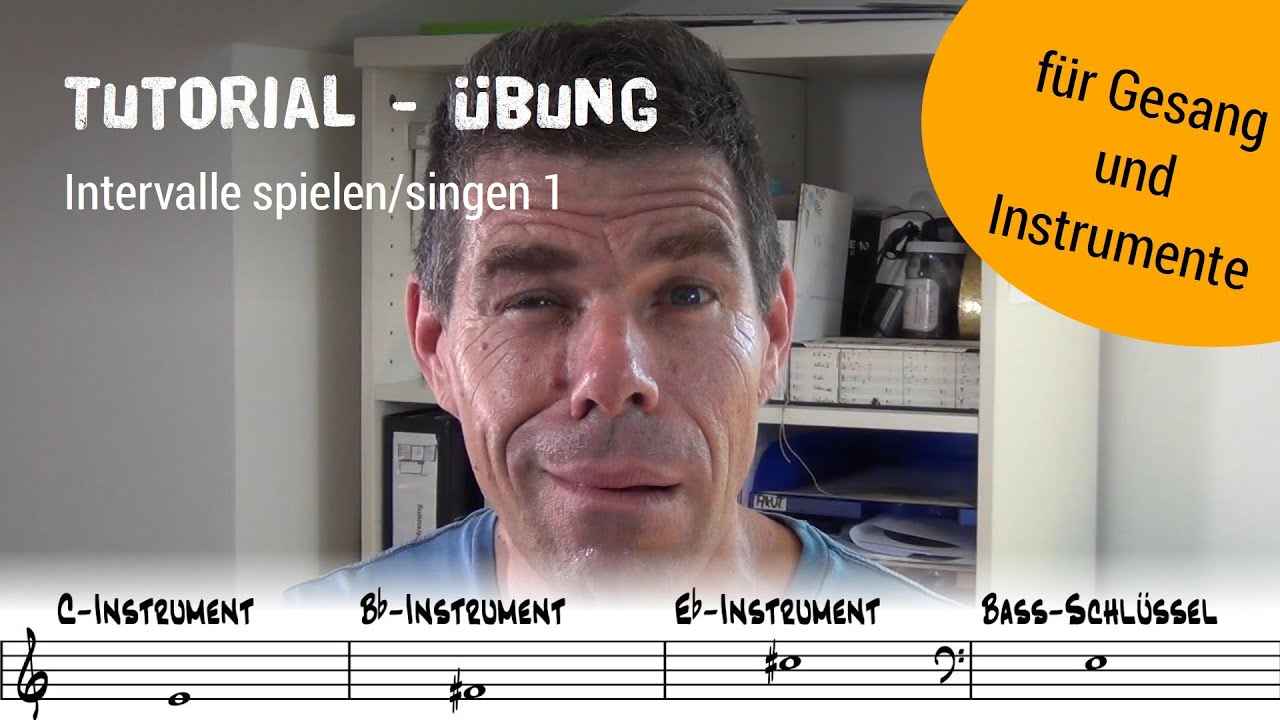 Tutorial - Übung: Intervalle spielen/singen 1