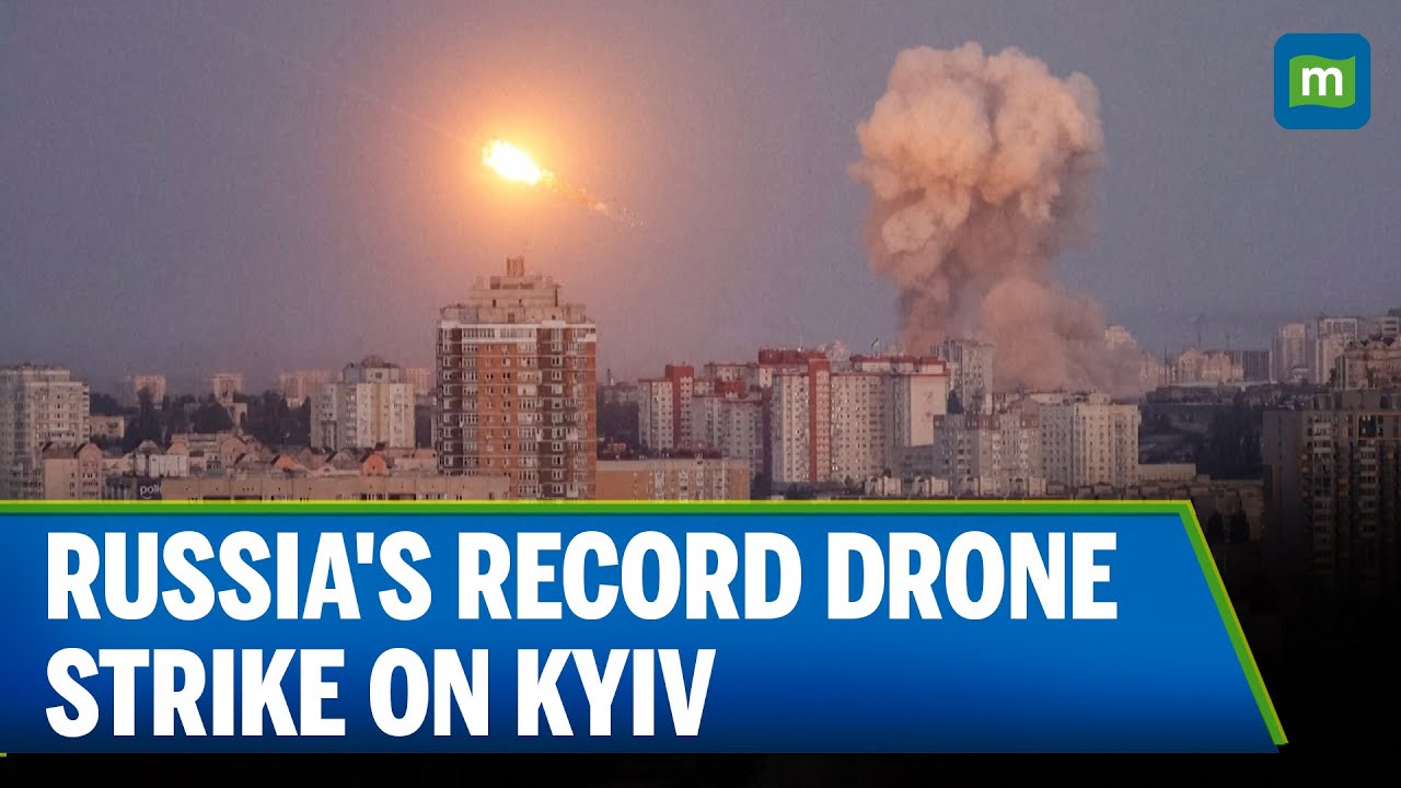 Russia Launches Largest Air Attack On Ukraine, Sets Fire To Main Government Building | N18G | 4K