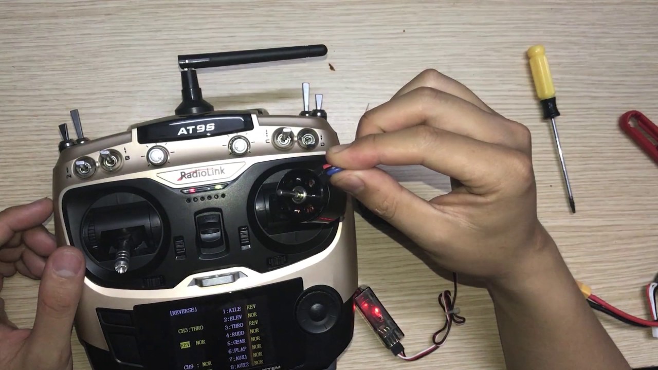 Thái Tuấn Hobby - Hướng dẫn sử dụng Tx AT9s cho Máy bay cánh bằng