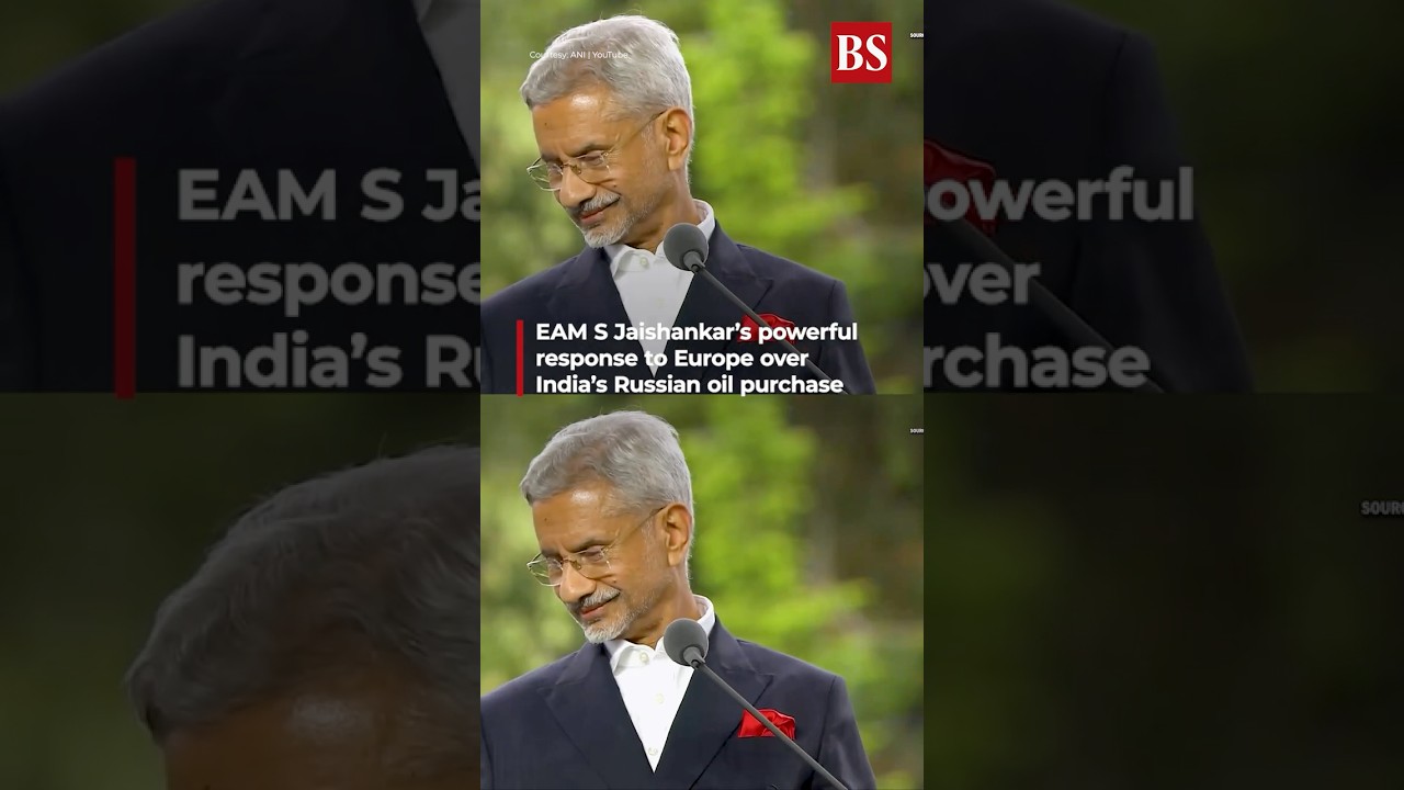 Watch: EAM S Jaishankar&rsquo;s powerful response to Europe over India&rsquo;s Russian oil purchase