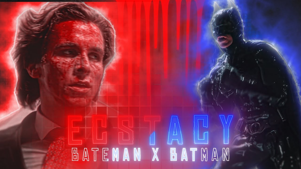 (4k) Patrick Bateman X Batman Edit |Suicidal idol - Ecstacy (slowed ) #edit #aftereffects #4k #edits