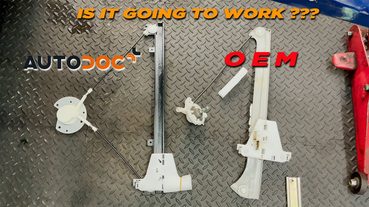 VW Fox Manual window regulator Install