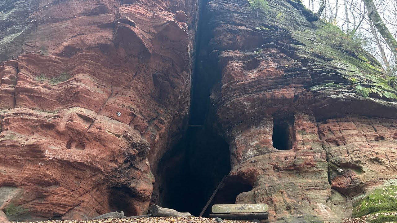 Butzerbacher Wasserfälle  Klausenhöhle und Burg Ramstein #eifel
