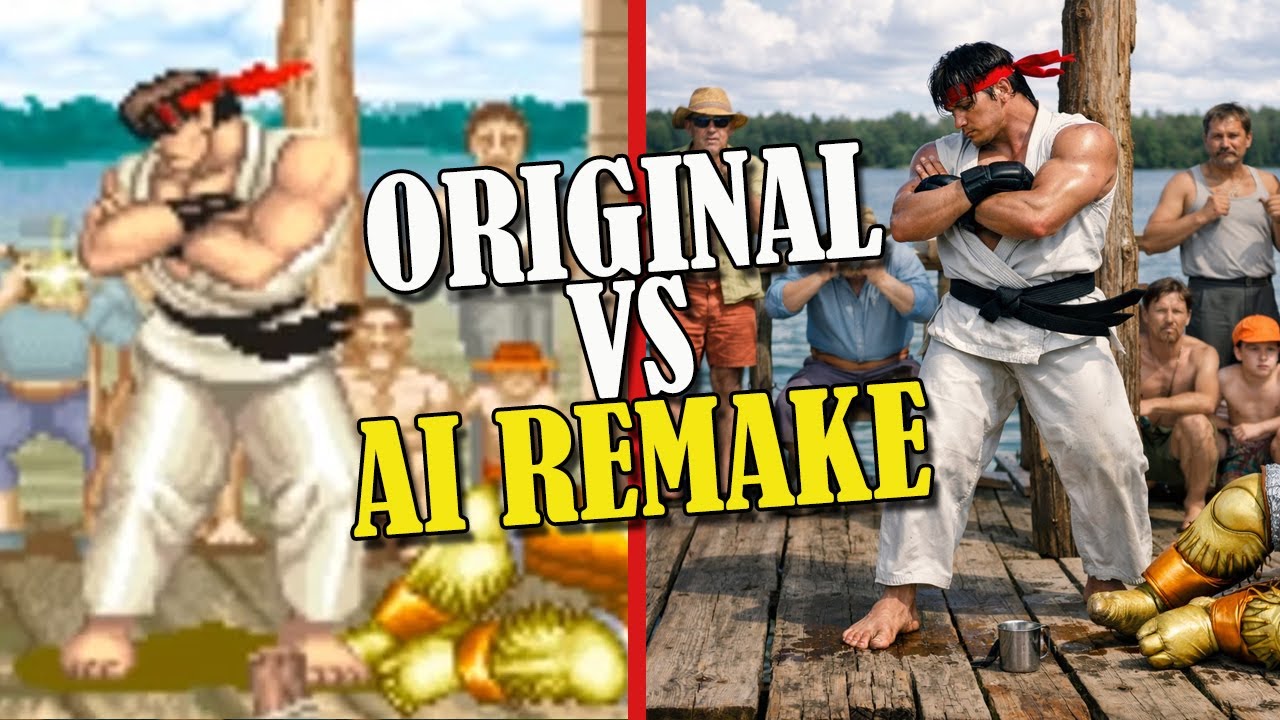 Street Fighter 2 World Warrior: All Characters Reimagined in Real Life with AI