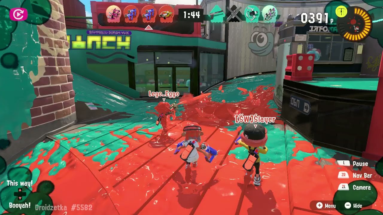 Splatoon 3 Splatana popping off