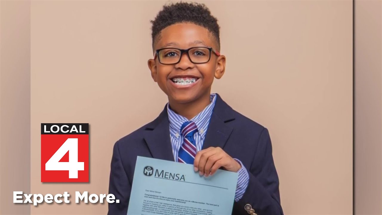 Third grader from Detroit accepted into Mensa, inspiring community and classmates