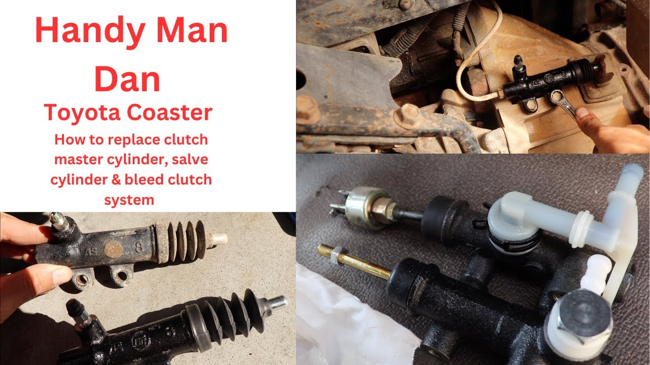 Toyota Coaster Clutch Master Cylinder, Slave Cylinder Replacement & System Bleed