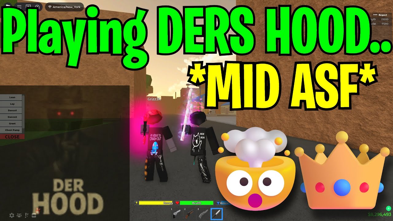 Играю DERS HOOD.. *СРЕДНИЙ* (🤯👑)