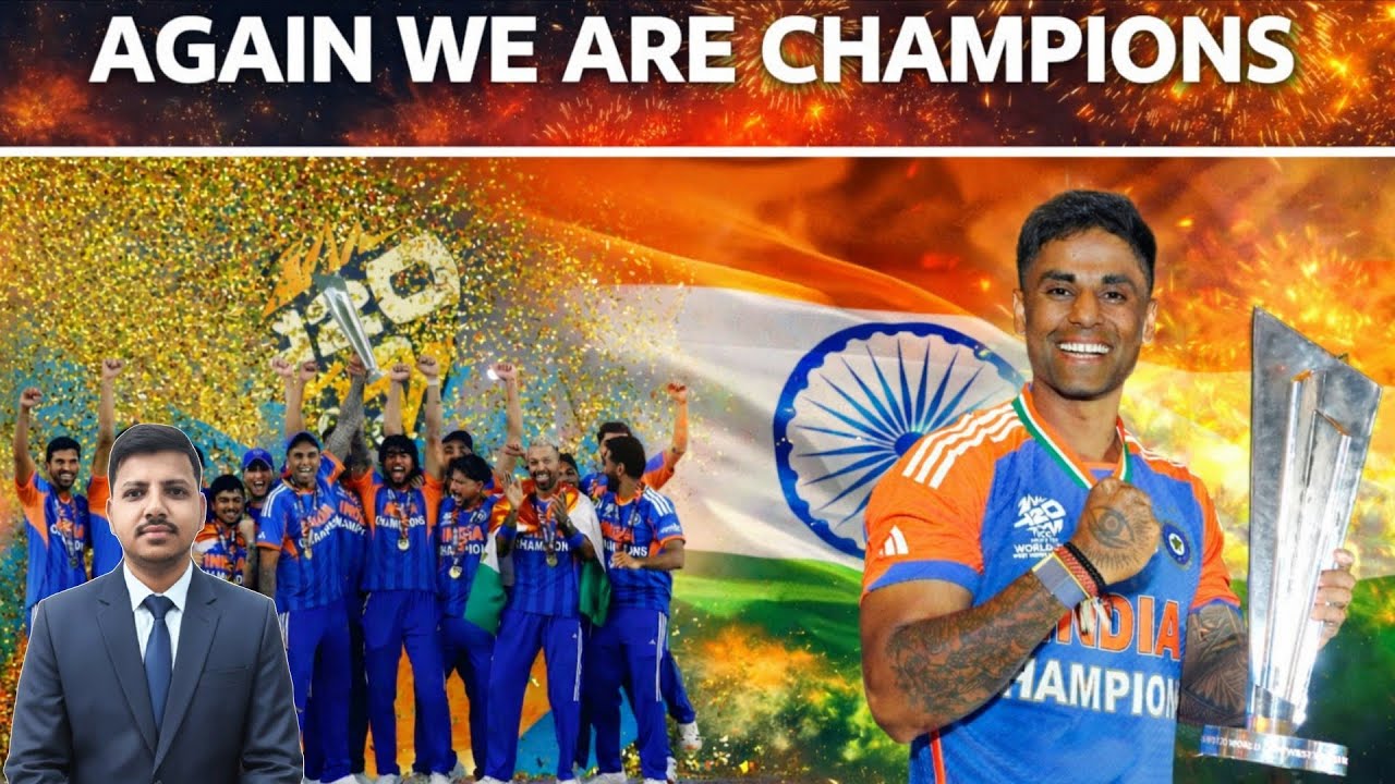 India Are CHAMPION Again , India Win the T20 World Cup Third Time ! Beat NZ By 96 Runs ?