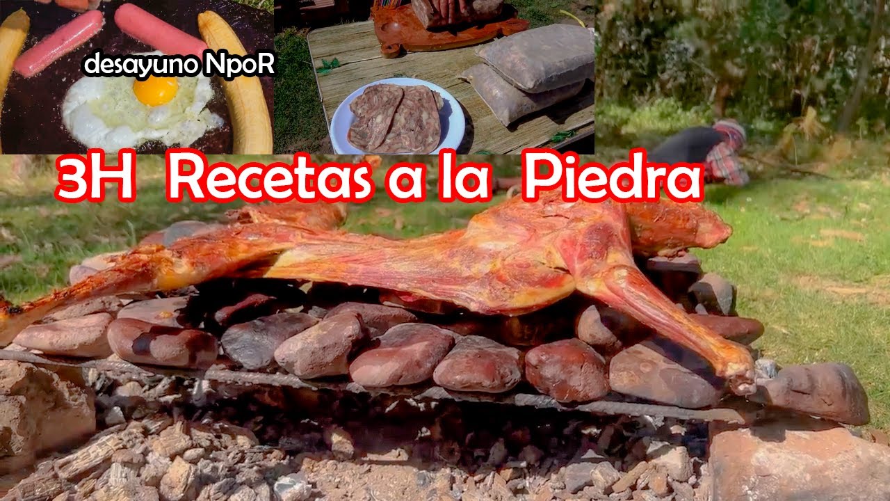 3 Horas COCINANDO en PIEDRA; Revelo los SECRETOS de la COCINA SALVAJE