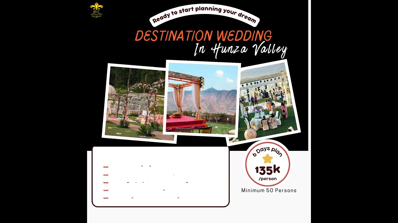 Top Attractive Hill stations for Destination weddings in Pakistan | Get Most Fabulous Packages